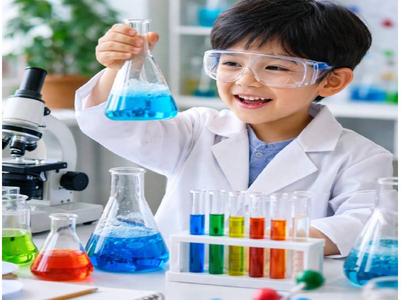 100% 실험기반 THE LAB 영어과학 이미지