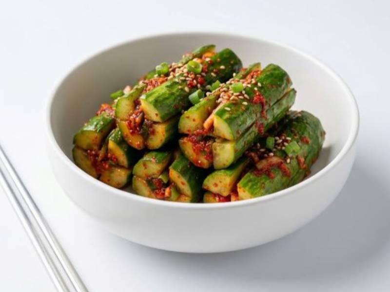 아삭아삭 여름 별미, 오이 소박이 담그기 이미지