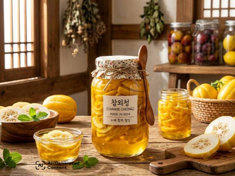 신통방통 더위가 물러가는 참외 청 만들기 이미지