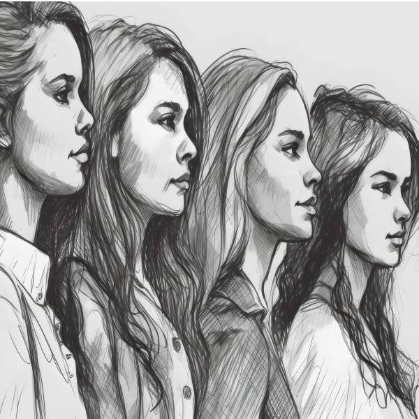연필 인물화 & 색연필화 [30분반] 이미지