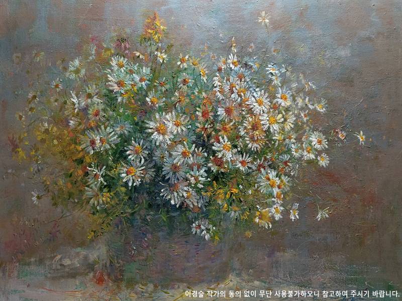 이경술 작가와 함께하는 미술 꽃 아크릴화 이미지