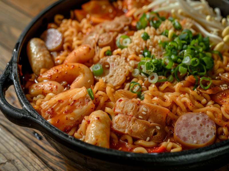 의정부 부대찌개와 떡갈비 만들기 이미지