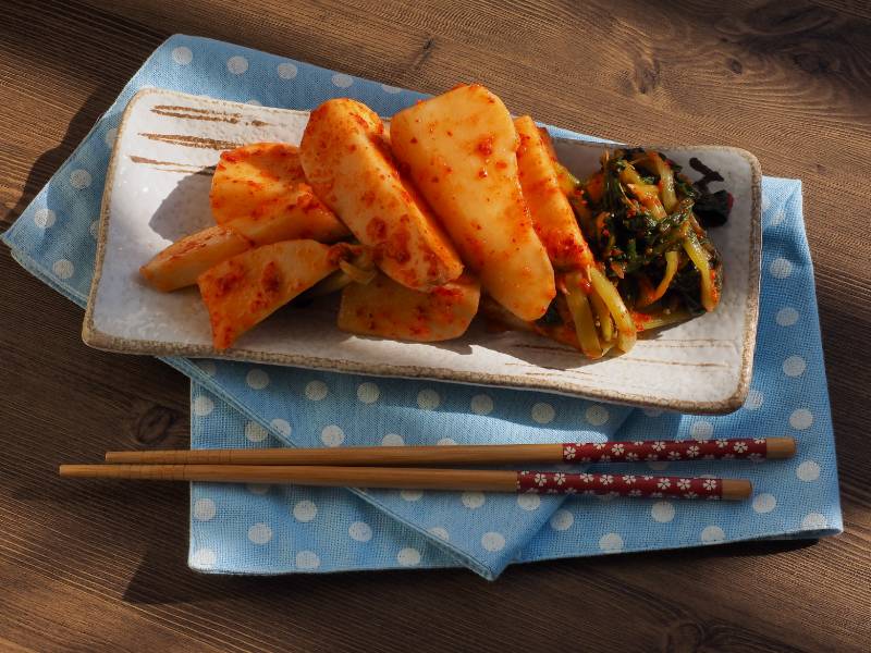 알타리 김치와 알타리 피클 만들기 이미지