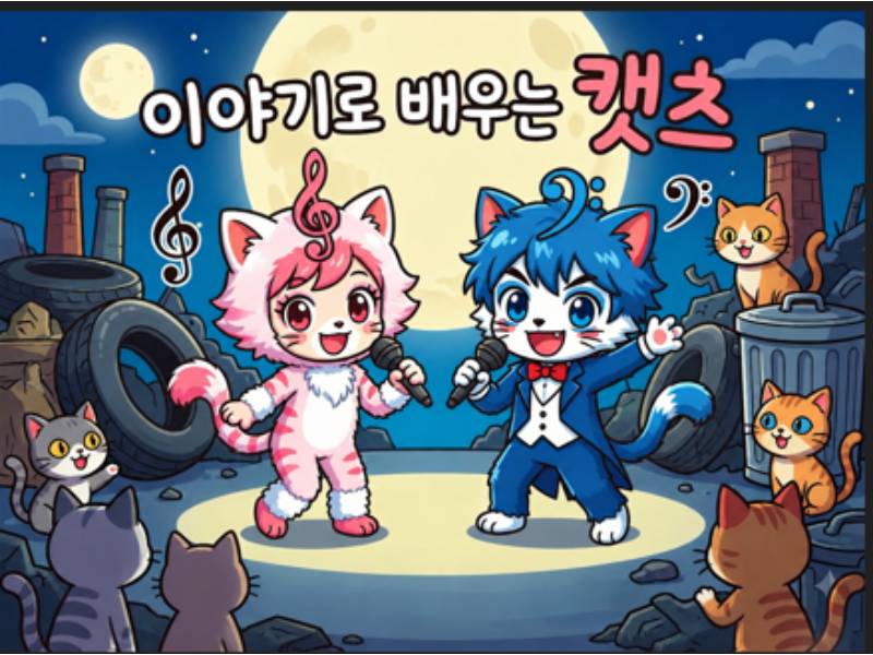 이야기로 배우는 어린이 뮤지컬 - 캣츠 이미지