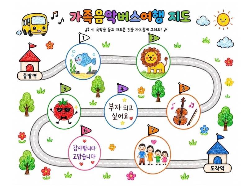 패밀리 데이! 가족과 함께 떠나는 음악지도 여행 이미지