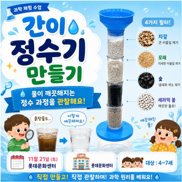 웅진 꼬마 과학자 - 간이 정수기 만들기 이미지