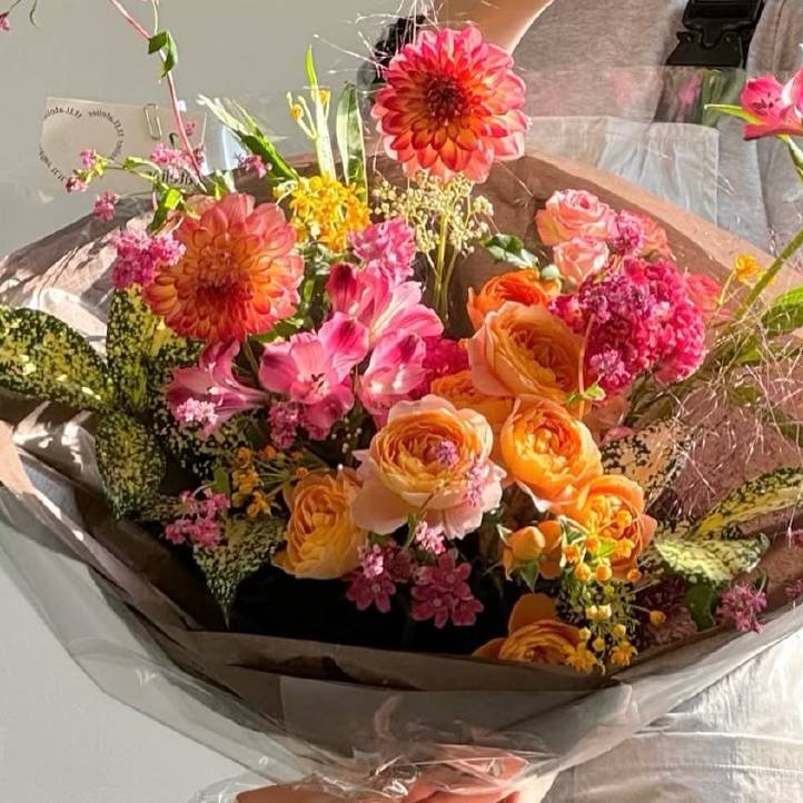 하루의 끝, 플라워 힐링 이미지
