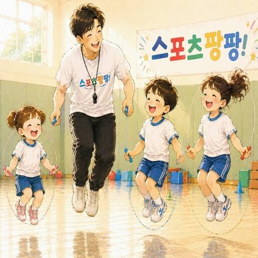 스포츠 팡팡 점프점프 줄넘기 이미지