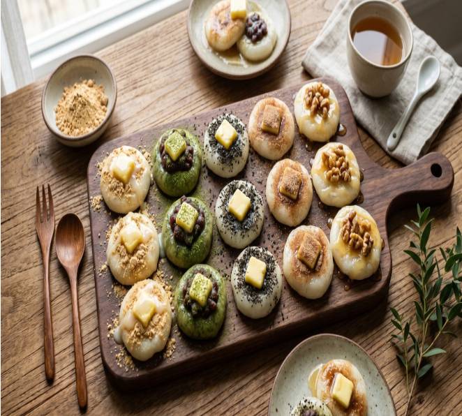 K-디저트ㅣ우리 쌀의 담백한 맛, 찹쌀케이크 이미지