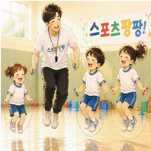 스포츠 팡팡 점프점프 줄넘기 이미지