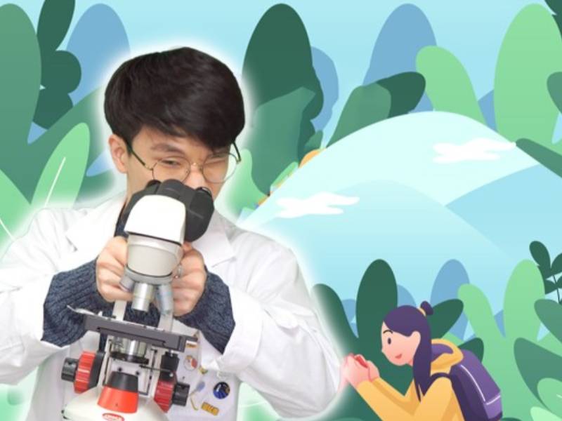 아빠랑 놀이터 <과학유튜버 지식인미나니 현미경 관찰> 이미지
